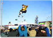 Eskimo blanket toss
